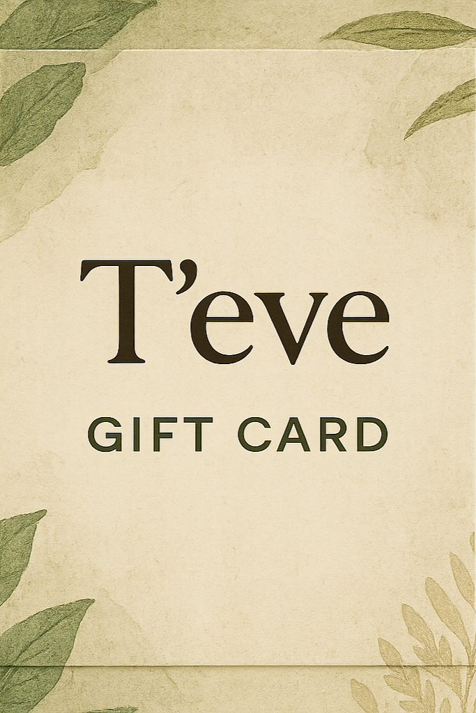 tarjetas de regalo logo T'eve natural vertical 2:3